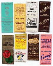 Vintage Lot of 8 Advertising Matchbook covers ( Lot # 11 ) picture