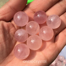 A+A+Natural Pink Rose Quartz Sphere Crystal Ball Reiki Healing Gift 50pcs+ 1KG picture