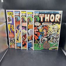 THOR Lot Of 5 Marvel Comics Issue #s 241 242 243 244 & 247 (A33)(10) picture