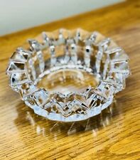 Vintage DANSK Crystal Heavy, Art Deco Style Ashtray or Candy Dish picture