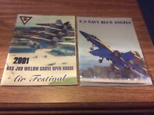 Air Show Souvenir Program with Poster  NAS Willow Grove, PA Book picture