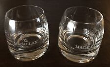The Macallan Highland Single Malt Scotch Whiskey Tumbler glasses SET of 2 picture