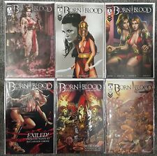 Born Of Blood Complete Set #1-#6 Trade Dress Covers Full Set Merc Magazine 2023 picture