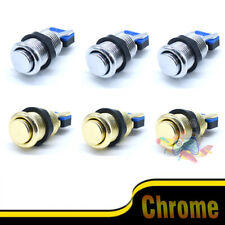 6× Arcade Game HAPP Style Push Button Chrome with Microswitch For JAMMA MAME DIY picture