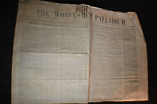 1851 The Worcester Palladium Newspaper *State Democratic Convention*Cuba* picture