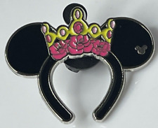 Disney HKDL Minnie Mouse Princess Crown Headband Hong Kong WDW Parks Pin Trading picture