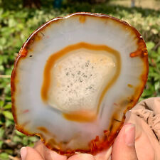 94G  Natural and Beautiful Agate Geode Druzy Slice Extra Large Gem picture