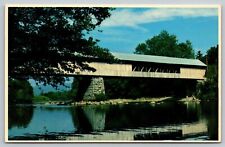 Postcard Blair Covered Bridge Campton New Hampshire USA picture