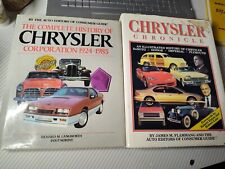 THE COMPLETE HISTORY OF CHRYSLER CORPORATION ~ 1924 to 1985 ~ CHRYSLER CHRONICLE picture