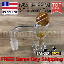 14mm Male 90 Degree Quartz Ash Catcher For Hookah Rig Water Bong Ships from 🇺🇸 picture