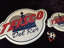 TEISCO - Del Ray - Vintage Classic Logo Vinyl STICKER picture