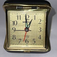 Vintage Spartus Travel Clock with Alarm. picture