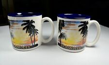 Two Vintage Hilo Hattie Special Gift Hawaii Mugs Made In Korea Exc Vintage Cond picture