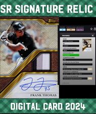 Topps Bunt SR Frank Thomas Reverence Signature Relic Gold 2024 Digital Card picture