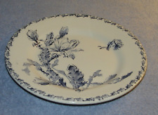 Vintage Gien Blue & White Cactus Pattern 8½ inch Luncheon Plate France Nice picture