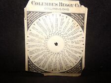 Columbus OH, Columbus Buggy Co, fortune teller,  picture