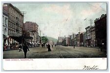 Reading Pennsylvania PA Postcard Penn Street Exterior View c1906 Vintage Antique picture