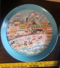 Pepsi Cola Serving Tray Coney Island, NY 1955, Vintage, MCM, Summer, Beach  picture