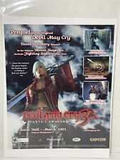 Devil May Cry 3 Sony Playstation 2 PS2 2005 DMC Promotional Ad Art Print Poster picture