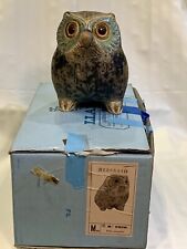 Lladro 2020 Buho Pequeño Little Eagle Owl Retired Figurine W/ Original Box picture
