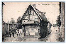 Romorantin-Lanthenay France Postcard View of Two Roads The Golden Carroir c1910 picture