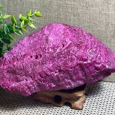 Ruby Red Corundum Rough Crystal Mineral Specimen, Afghanistan 1460g A23 picture
