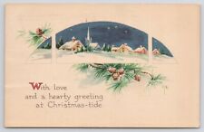 Postcard Christmas Greetings Posted 1924 picture