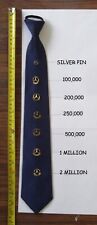 Mercedes Dealership Necktie Pin Badge Brooch Complete Mileage Set picture