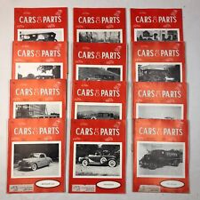 Vintage 1976 Cars And Parts Lot of 12 Magazines Complete Full Year Automobiles picture
