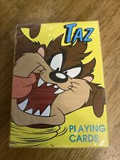 Vintage TAZ - Looney Toons Cartoon Playing Cards 1996 SEALED picture