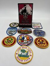 BSA Boy Scouts Of America Vintage Mixed Lot Of 10 1980s-90s Patches & Badges picture