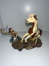 Franklin Mint 1990 American Indian Heritage Figurine Apache Mustang picture