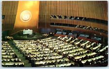Postcard - The General Assembly Hall - United Nation Building, New York picture