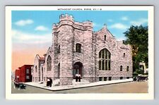 Paris KY-Kentucky, Methodist Church, Religion, Vintage Souvenir Postcard picture