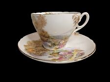 Vtg. Shelley China Cambridge Cup and Saucer-Heather, #13419 #1 picture