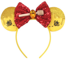 Winnie the Pooh honey Disney Minnie Mouse ears headband- Disneyland - HANDMADE picture