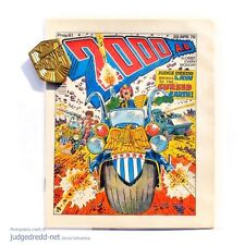 2000AD Prog 61 1st Cursed Earth Saga Dredd + Comic Book Bag and Board 1978  ** picture