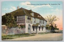 St Augustine Florida, Oldest House in the US c1914, Vintage Postcard picture