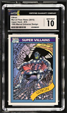 Upper Deck 2015 Ultron #15 Fleer Retro 1990 Marvel Universe Design, CGC Grade 10 picture