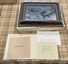 Franklin Mint Dogfight 1917 Sterling LE Silverscene NOS Never Hung Unpacked 1976 picture