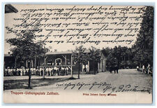 1917 Prinz Johann George Strasse Truppen Uebungsplatz Zeithain Germany Postcard picture