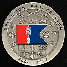 HHC 2nd Brigade 10th Mountain Division OIF 2006-2007 Challenge Coin picture