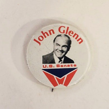 Vintage John Glenn U.S. Ohio Senate Campaign Political Litho Pinback Button picture