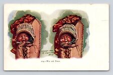 Antique Postcard PIUTE Indian Papooses Native American Babies 1904 War & Peace picture