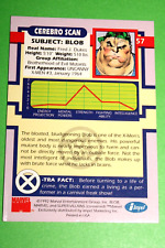 1992 X-MEN PROMO BLOB #12 TOY BIZ PARALLEL INSERT CARD MARVEL COMICS VILLAINS picture