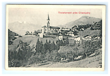Switzerland Trails Mountains Cailler's Swiss Chocolate Trade Card c.1900 tc1-13 picture