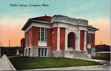 Montana Livingston Park County Public Carnegie Library c1910 228 W Callender St. picture