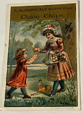 1880's Chico Chips Chewing Gum Trade Card Healthy Confection Cleveland, OH picture