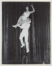 Vintage Unicycle Act 8x10 Black & white glossy photo picture