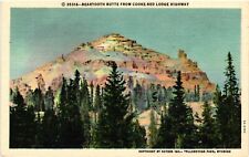Vintage Postcard- Beartooth Butte, Yellowstone Park, WY. picture